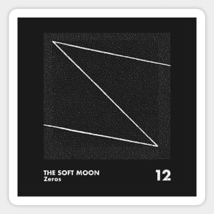 The Soft Moon / Minimalist Artwork Design Magnet